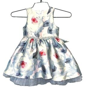 Couture Princess Floral Dress 2T Easter Flower Girl Dress